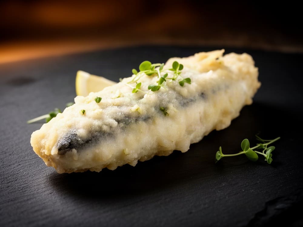 Фишдог по-русски из филе минтая в кляре со сливочно-чесночным вкусом Polar