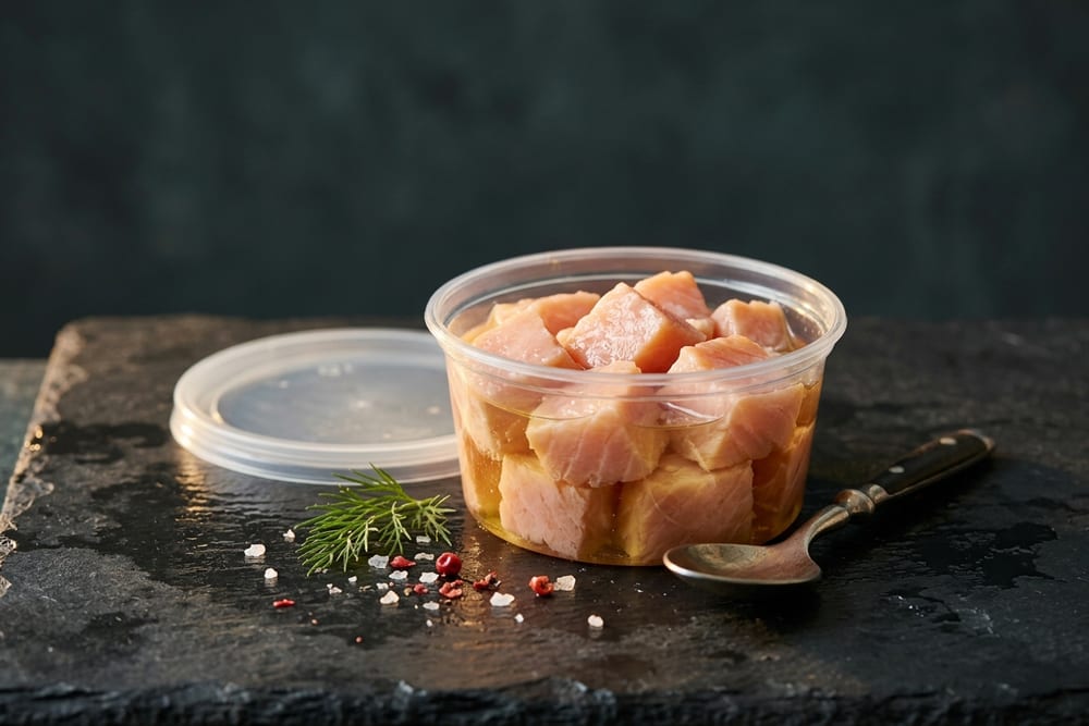 Форель филе-кусочки в масле, 180 г