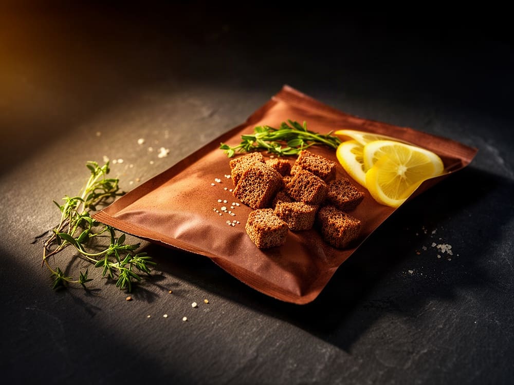 Гренки ржаные с чесноком