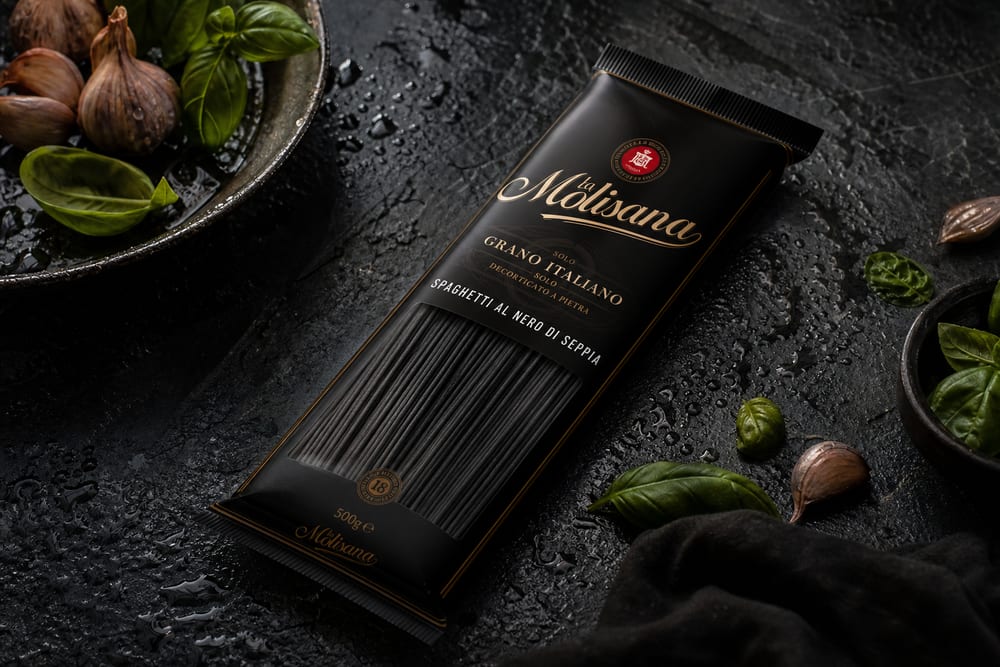 Спагетти с чернилами каракатицы 0,5 кг