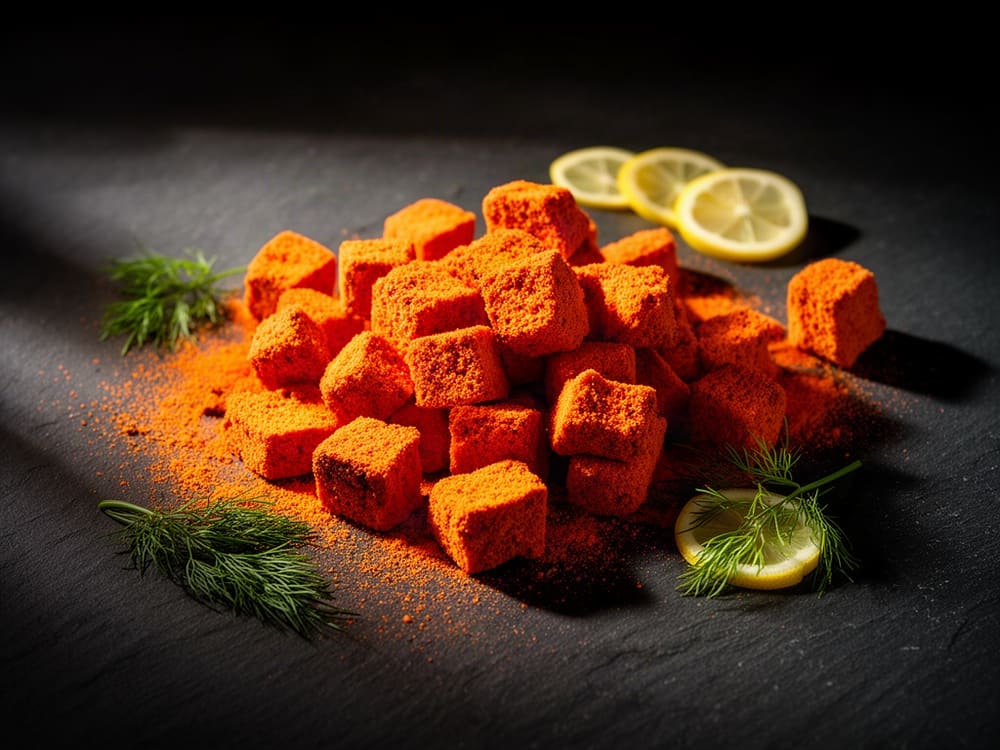 Сухарики со вкусом красной икры, 1 кг