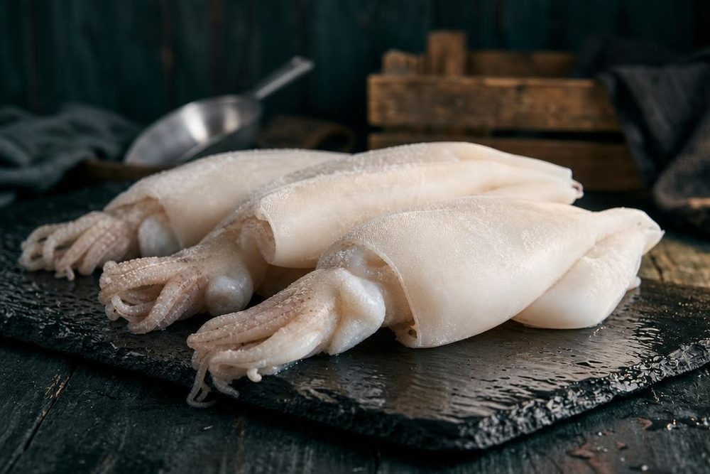 Кальмар командорский, тушка от 600 г, на вес