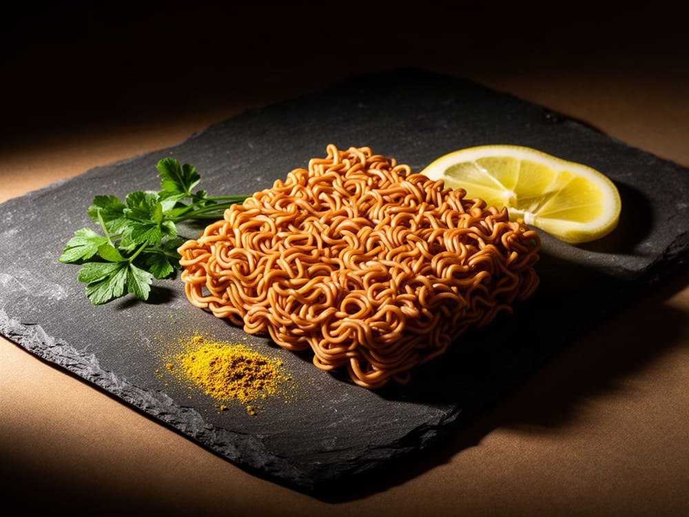 Лапша рамен из коричневого риса «Курица по-тайски» Happy Noodle 65 г