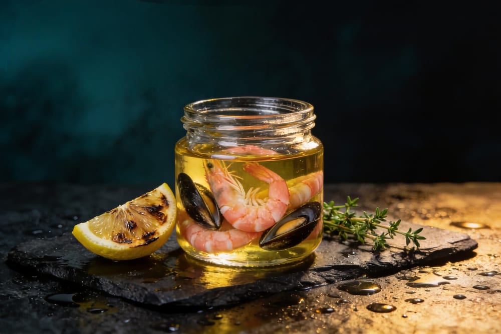 Морской коктейль с креветкой в масле 1,5 кг