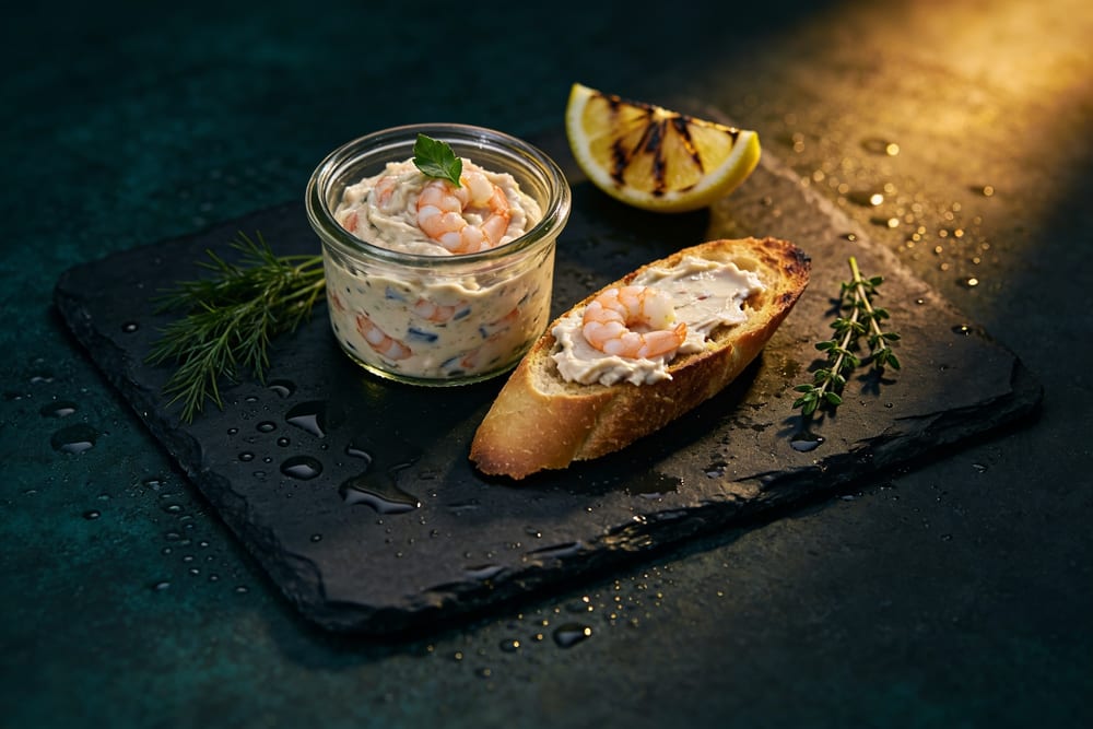 Паштет из трески с тигровой креветкой и лаймом 180 г