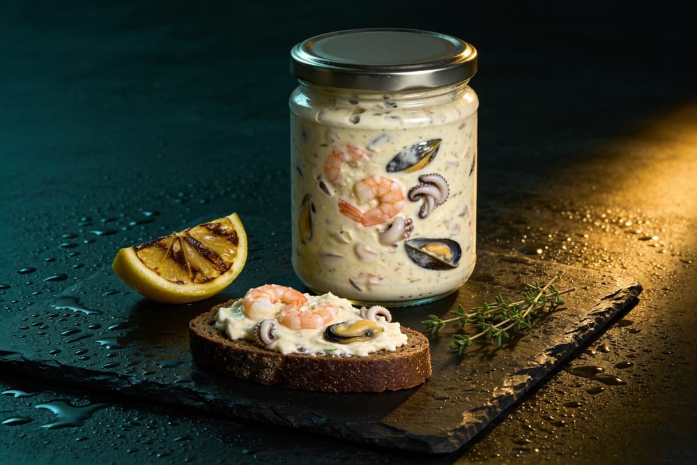 Паста с морепродуктами Морской коктейль в соусе