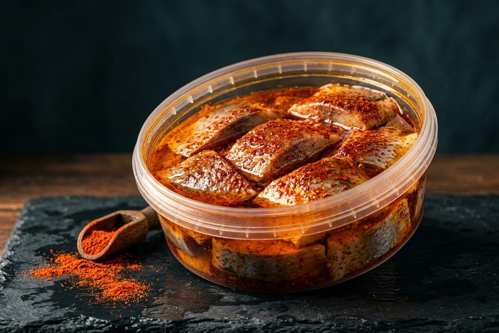 Сельдь филе-кусочки в масле «Ёлочка» паприка, 400 г