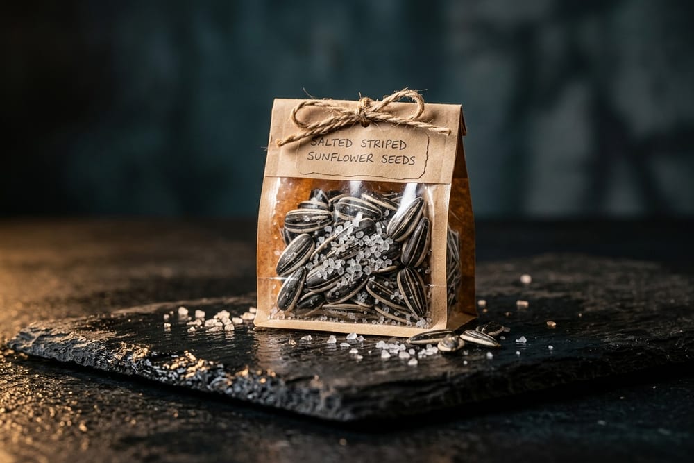 Семечки полосатые солёные, 70 г